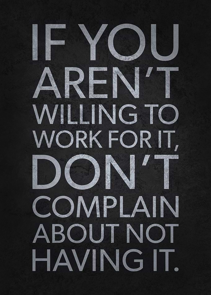 Willing To Work For It