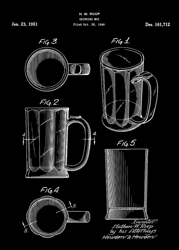 Drinking mug patent