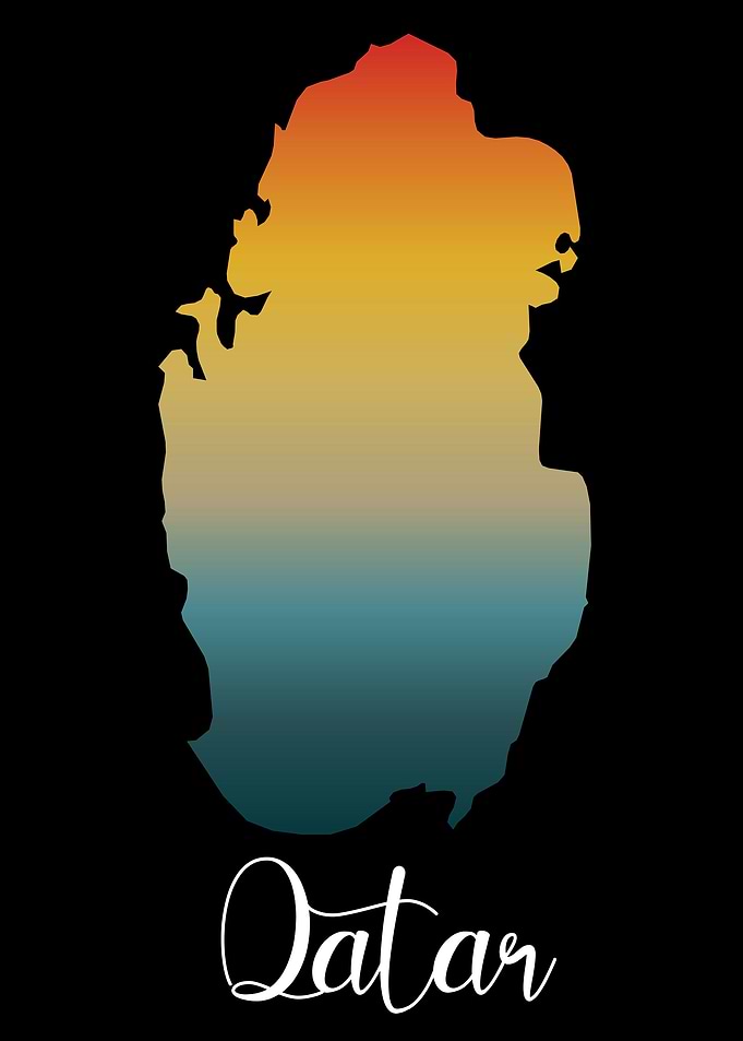 Qatar Land Map