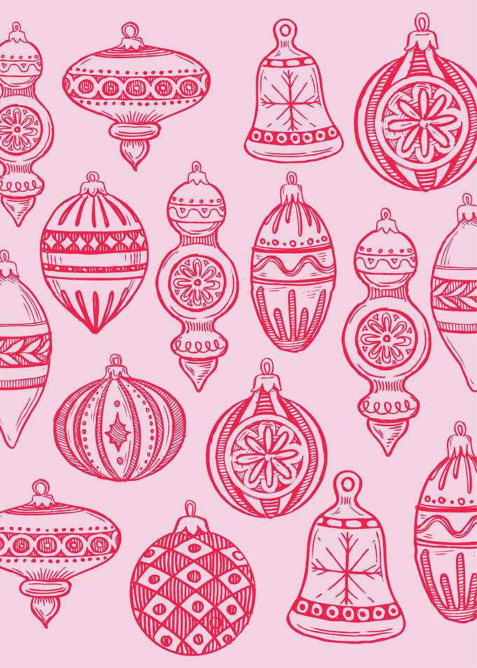 Retro Pink Xmas