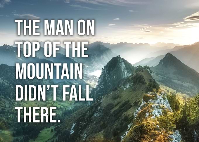 The Man On Top Of Mountain
