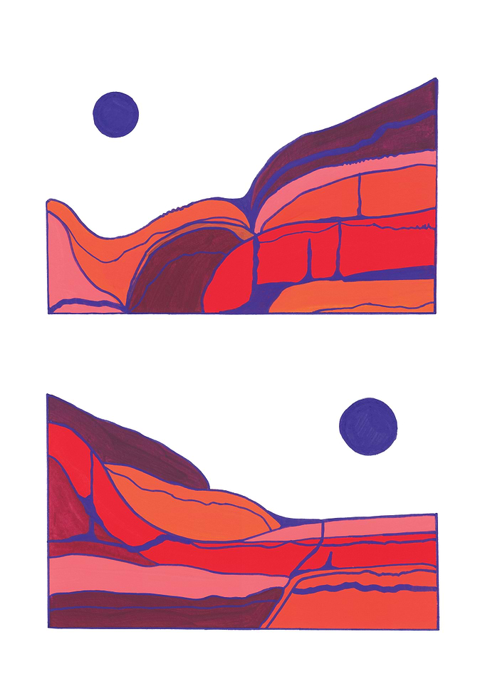 Landscape cross section