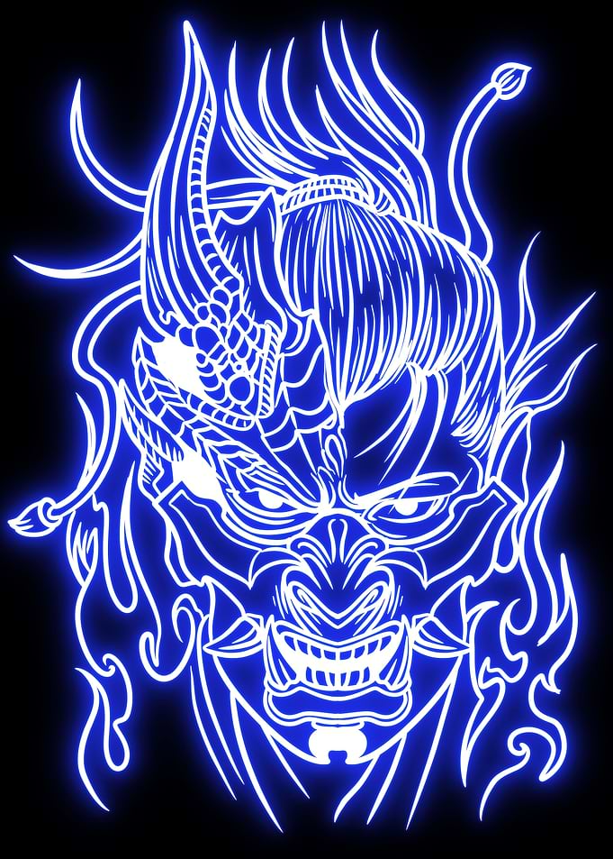 Samurai neon