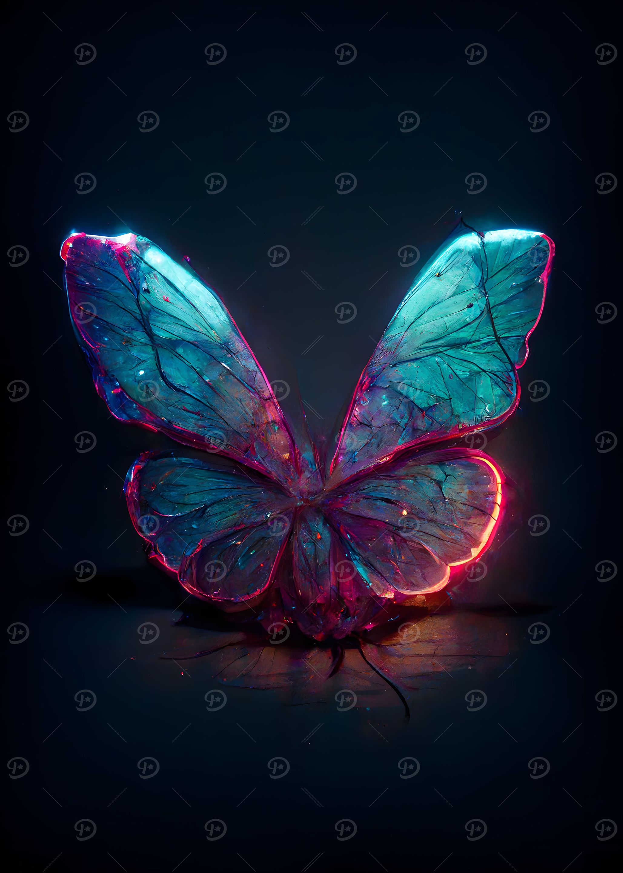 Glowing Butterfly