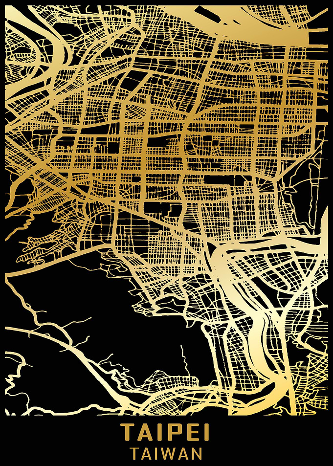 Taipei Taiwan City Map