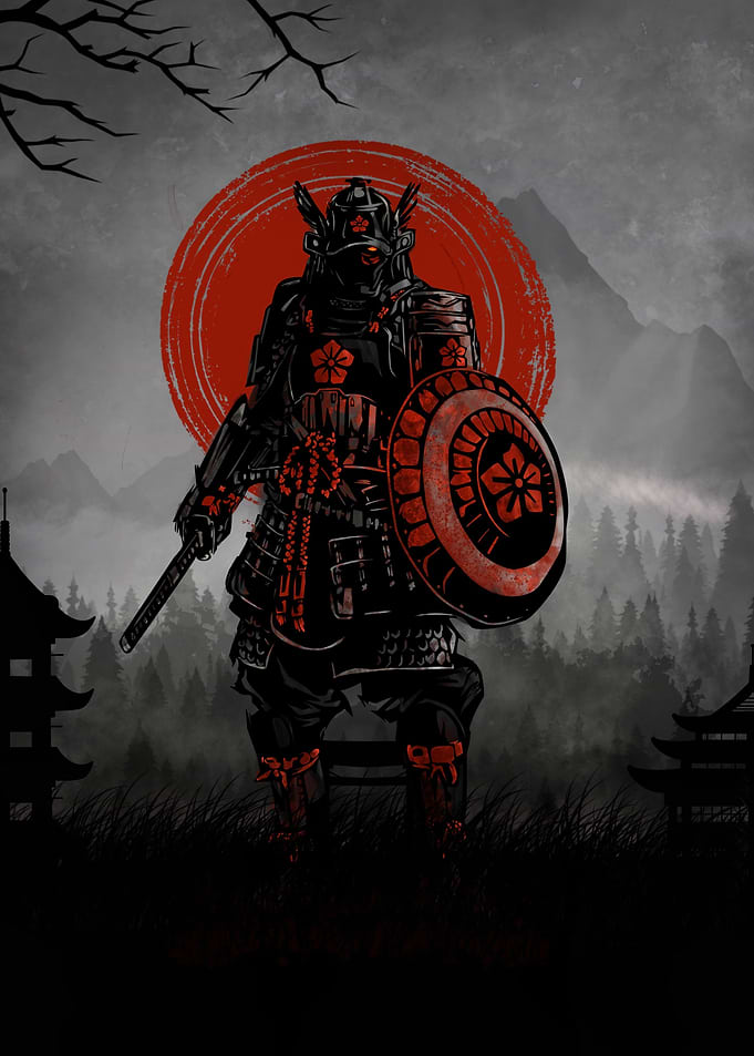Warrior bushido from japan