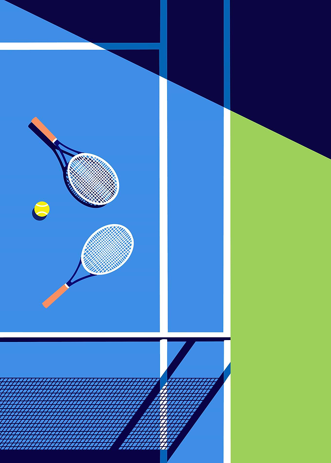 Couple tennis