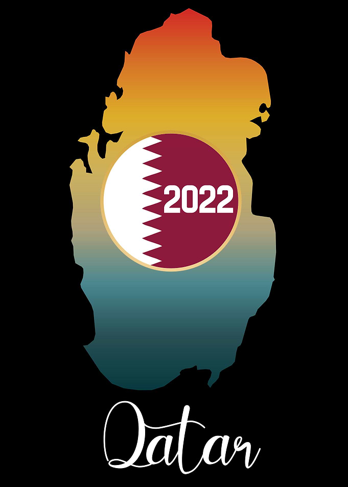 Qatar Land Map Football