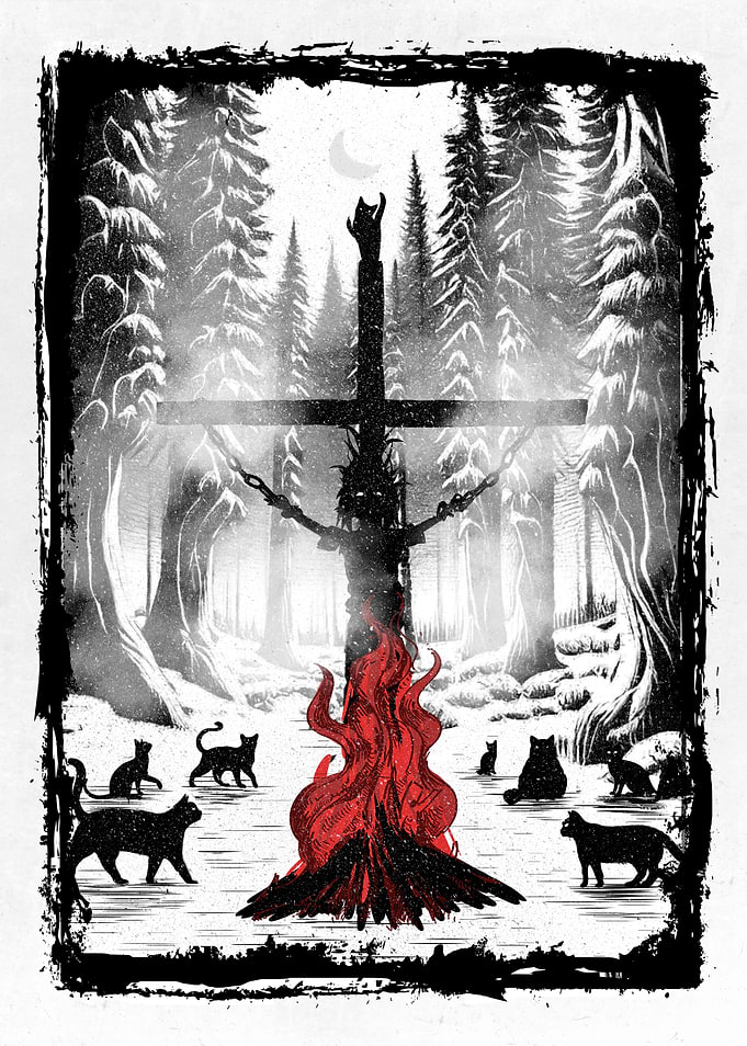 Witch and Cats