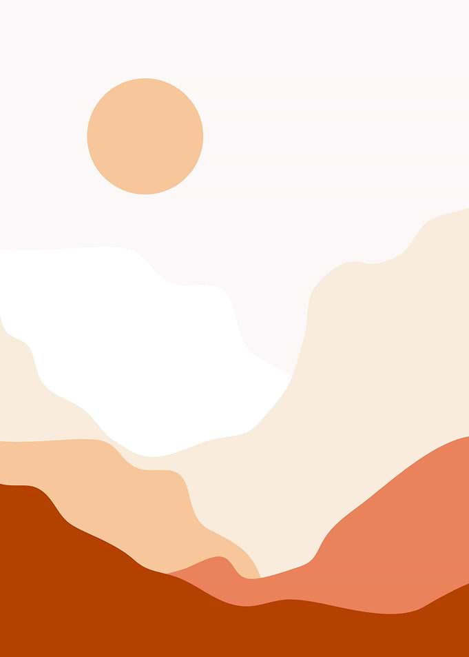 Minimalist nature poster