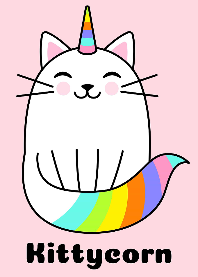 Funny Kittycorn Unicorn