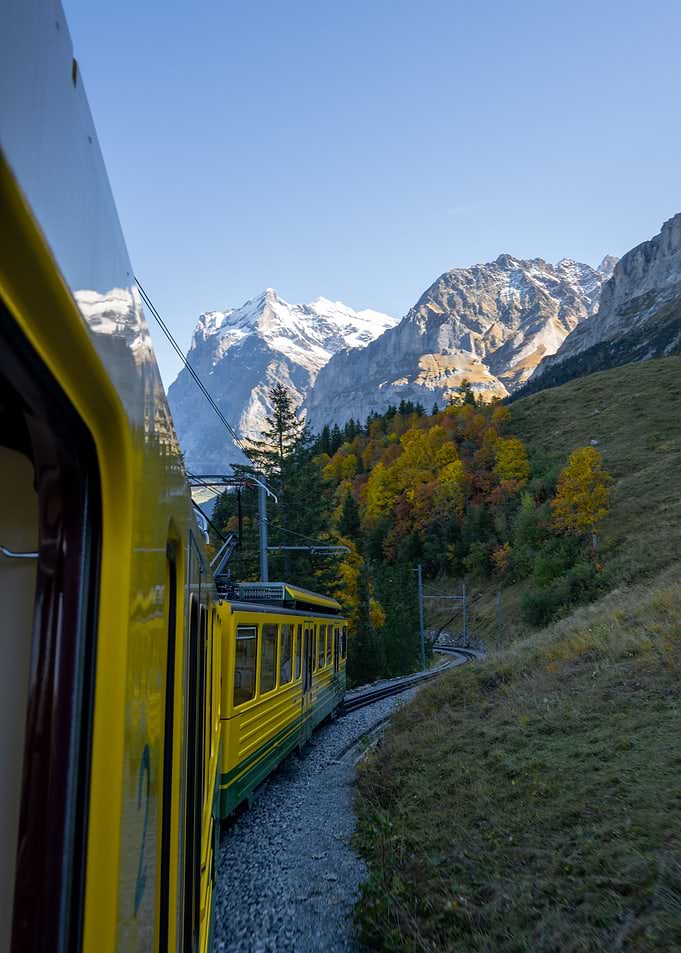 Swiss trainride