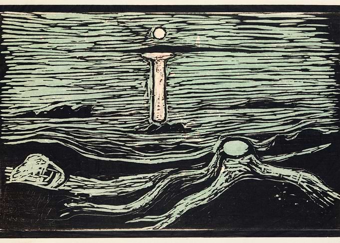 Mystical Shore 1897 Munch