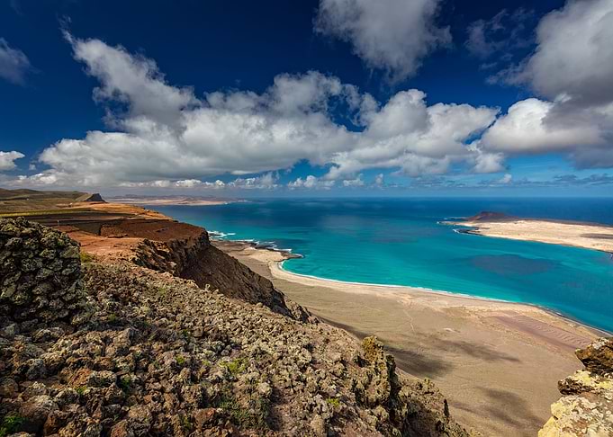 Spain seascape, Lanzarote