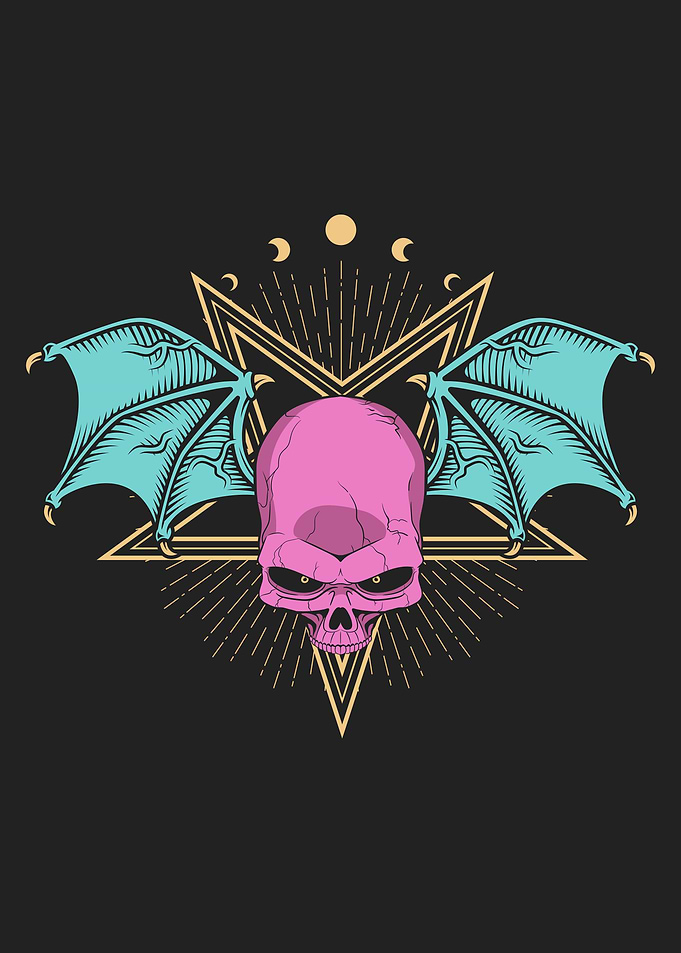 Gothic Skull Pastel Goth