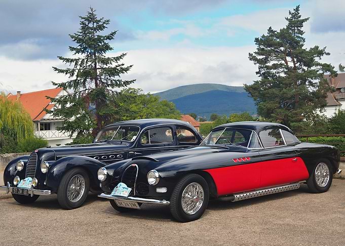 Two great classic Bugatti