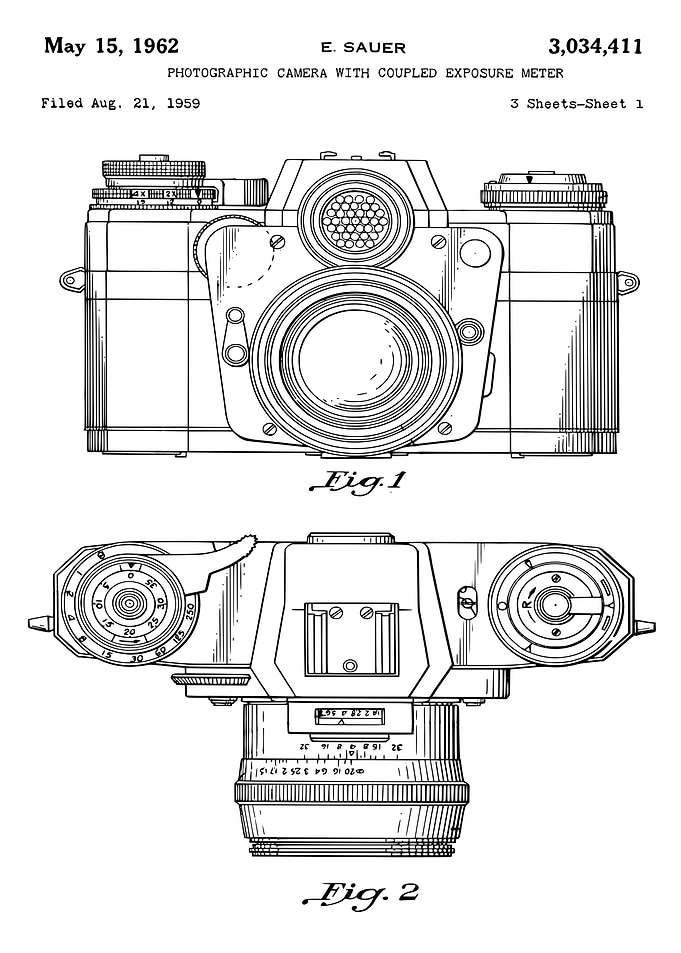 Camera patent
