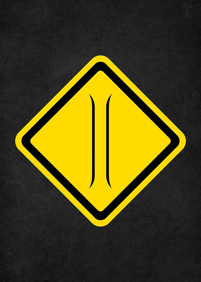 road sign posters