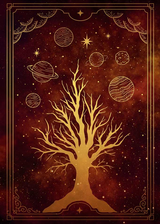 mystical sacred tree