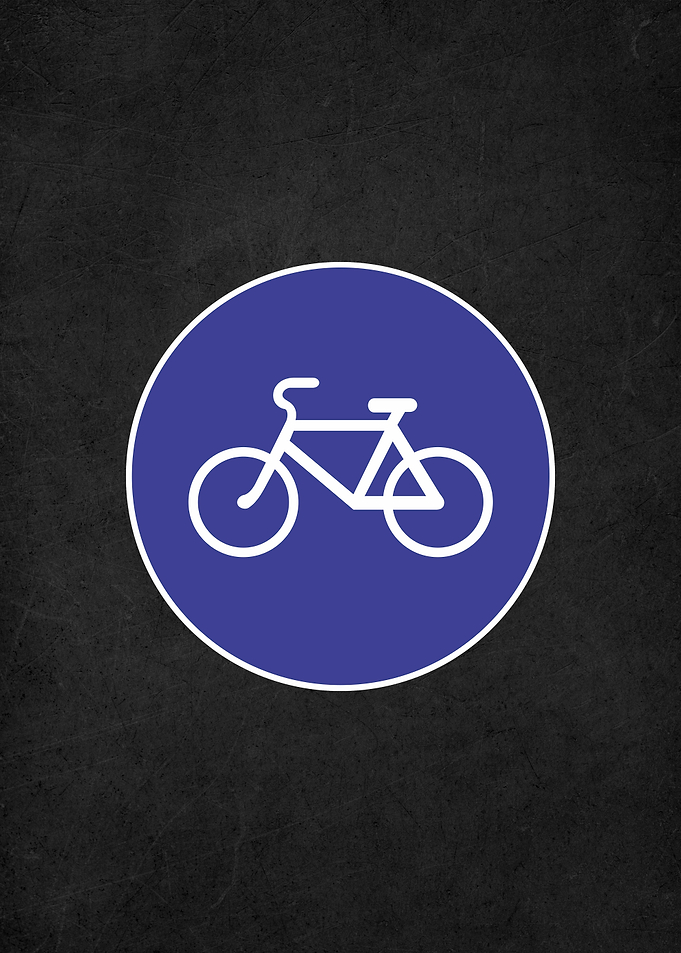 road sign warning
