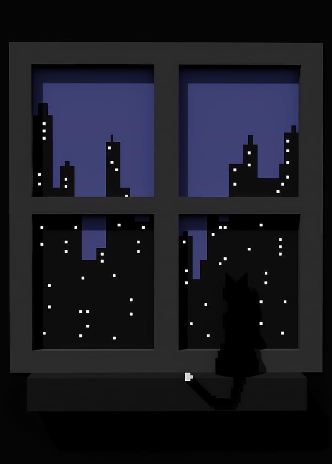 A Cat See A Windows
