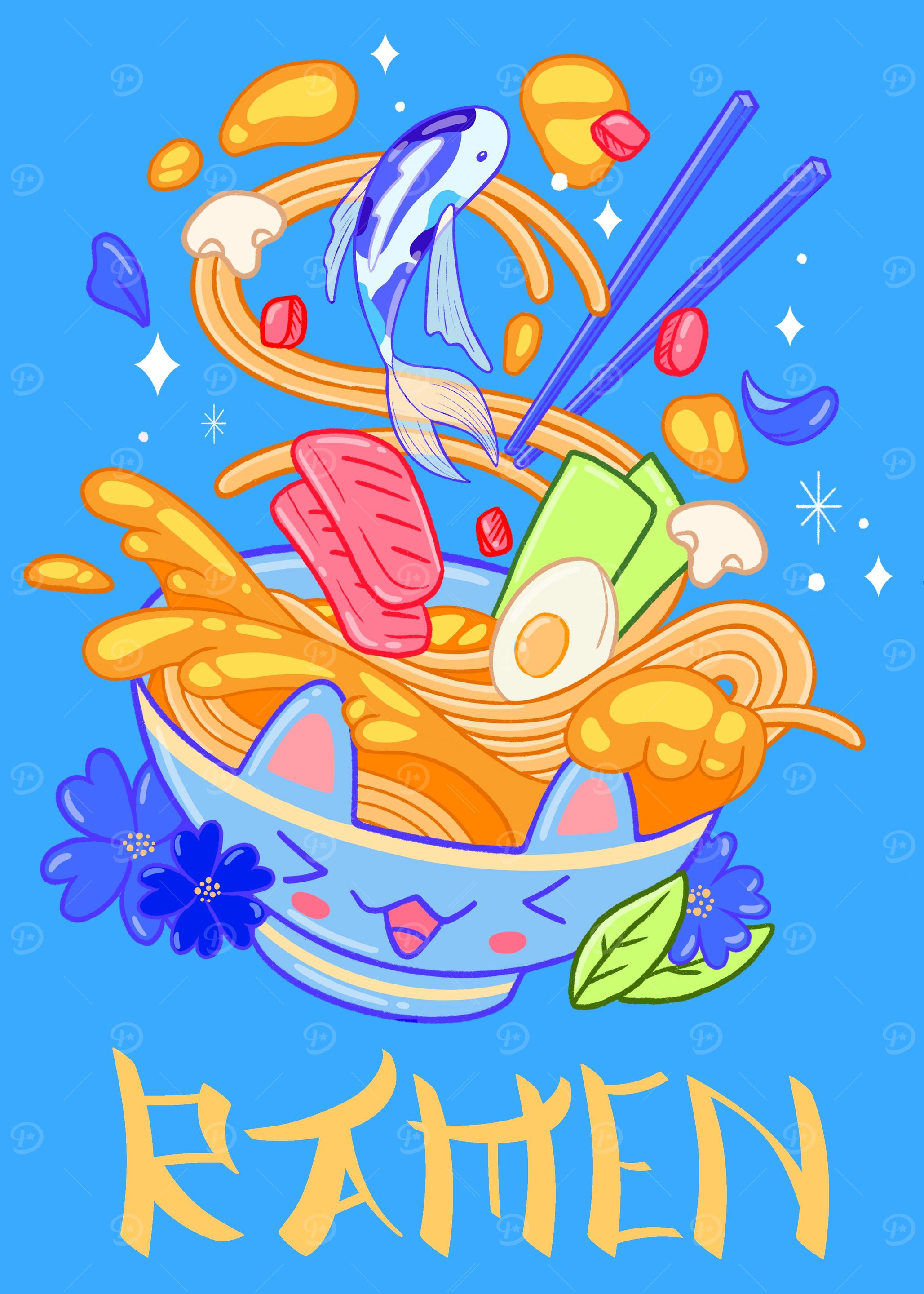 Japanese Ramen Food