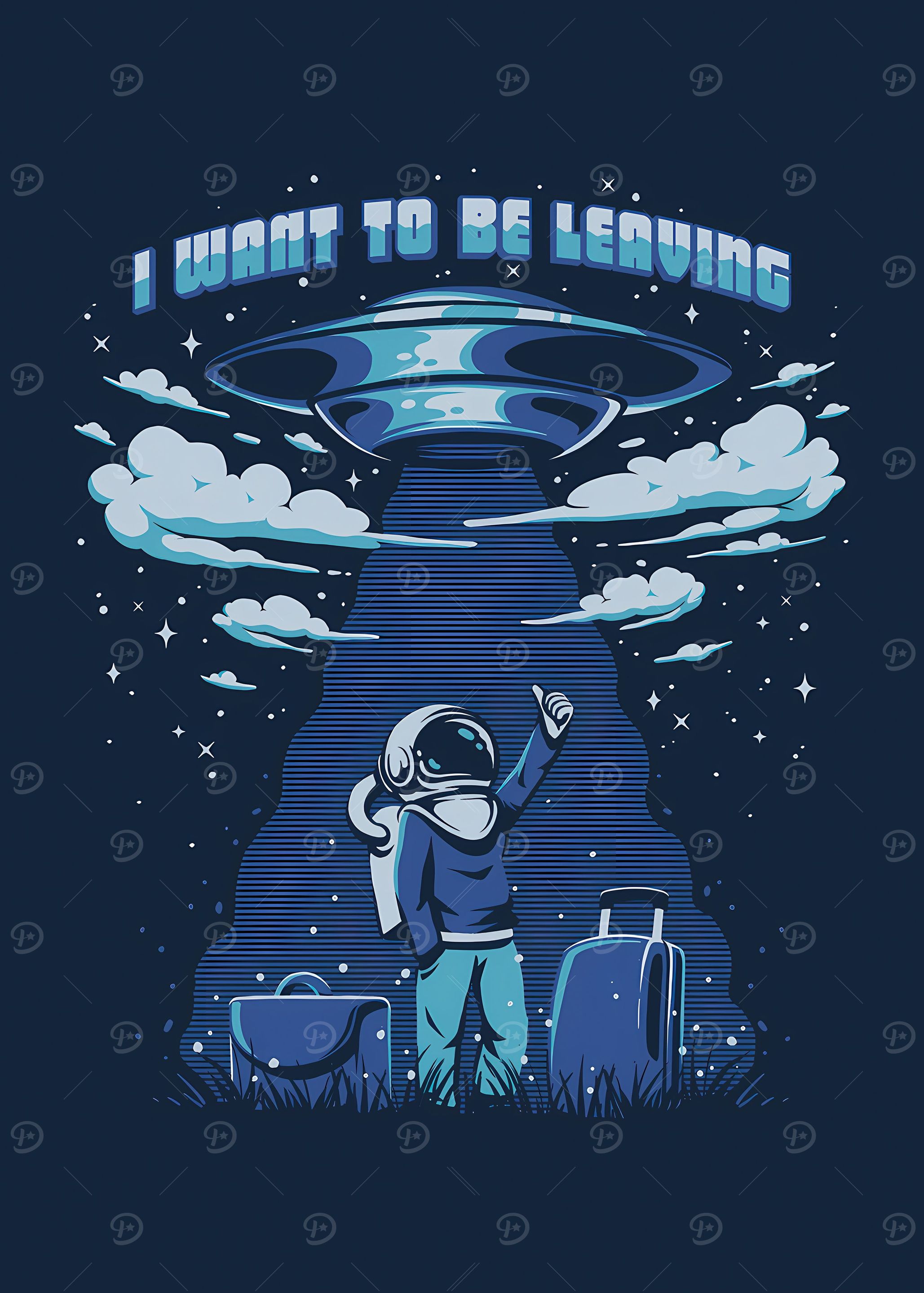 Astronaut Join In UFO Ride
