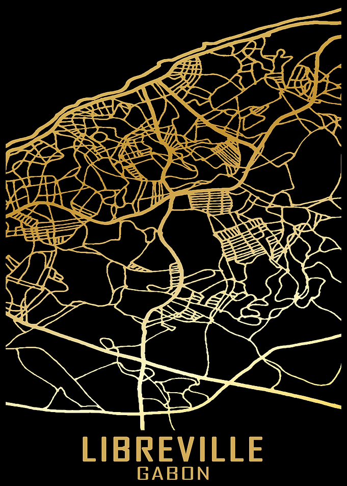 Libreville Gabon City Map
