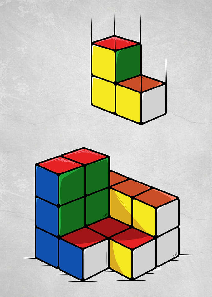 Vintage cubes