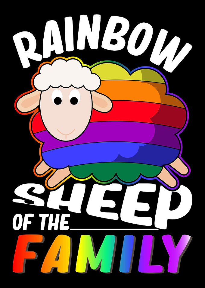 Rainbow Sheep Lesbian
