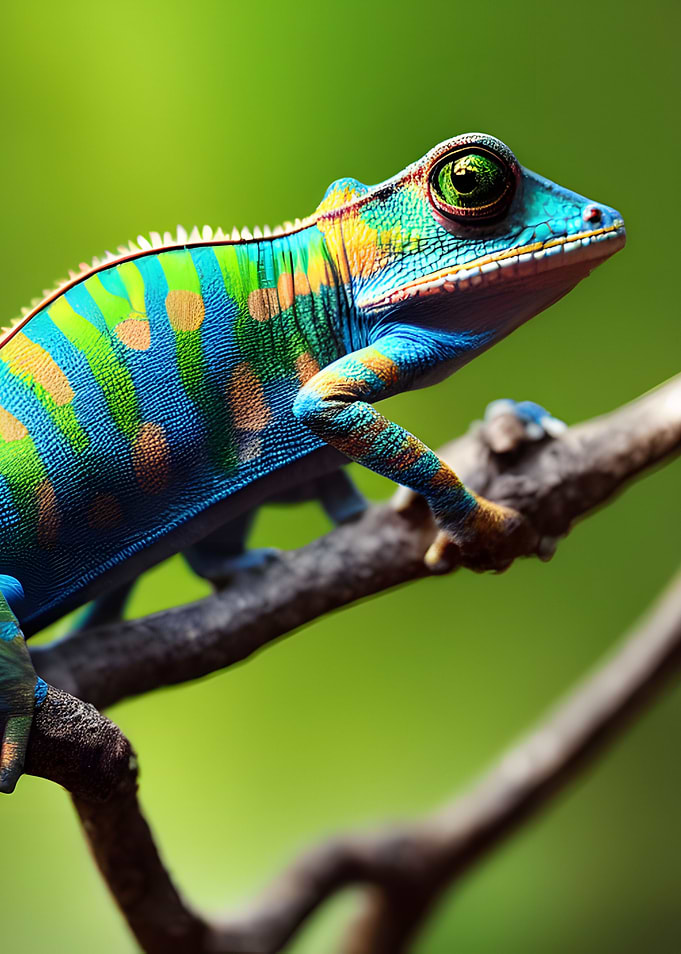 Colored Iguana