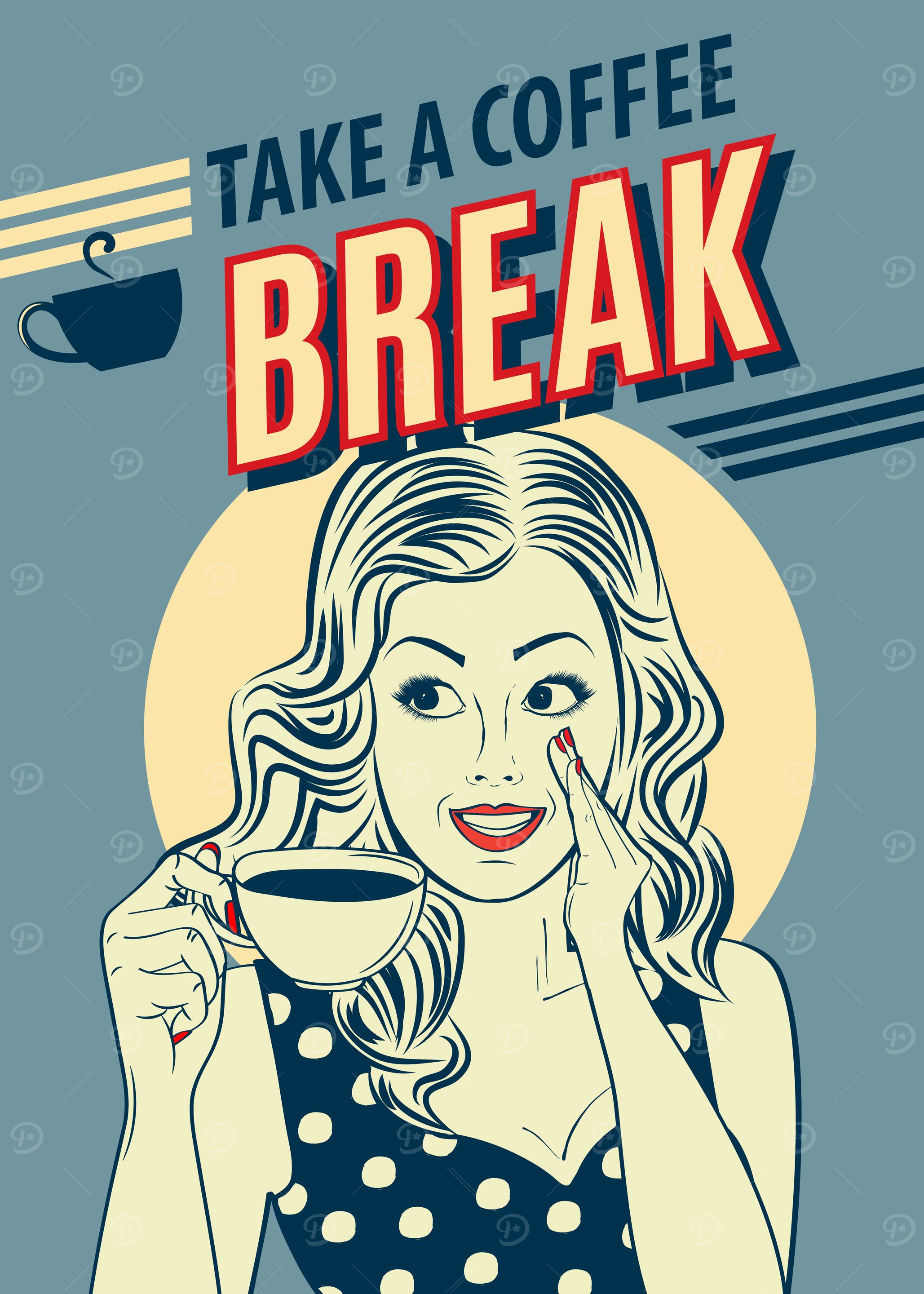 Take A Coffee Break Girl
