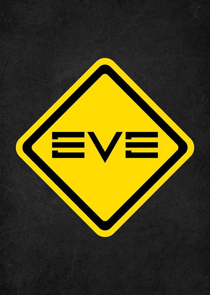 road sign warning eve