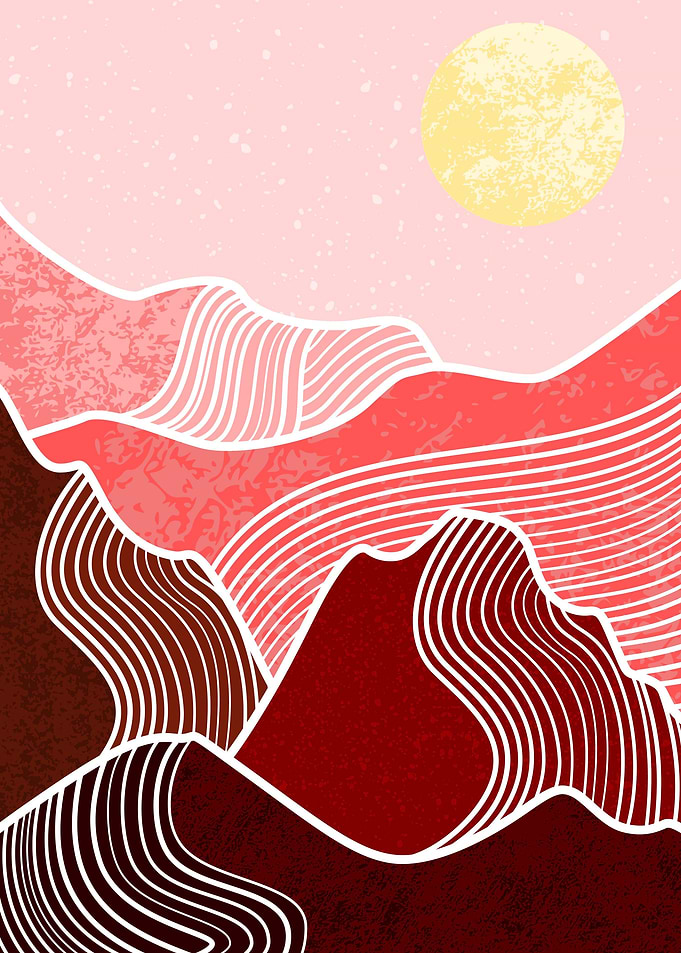 abstract mountain