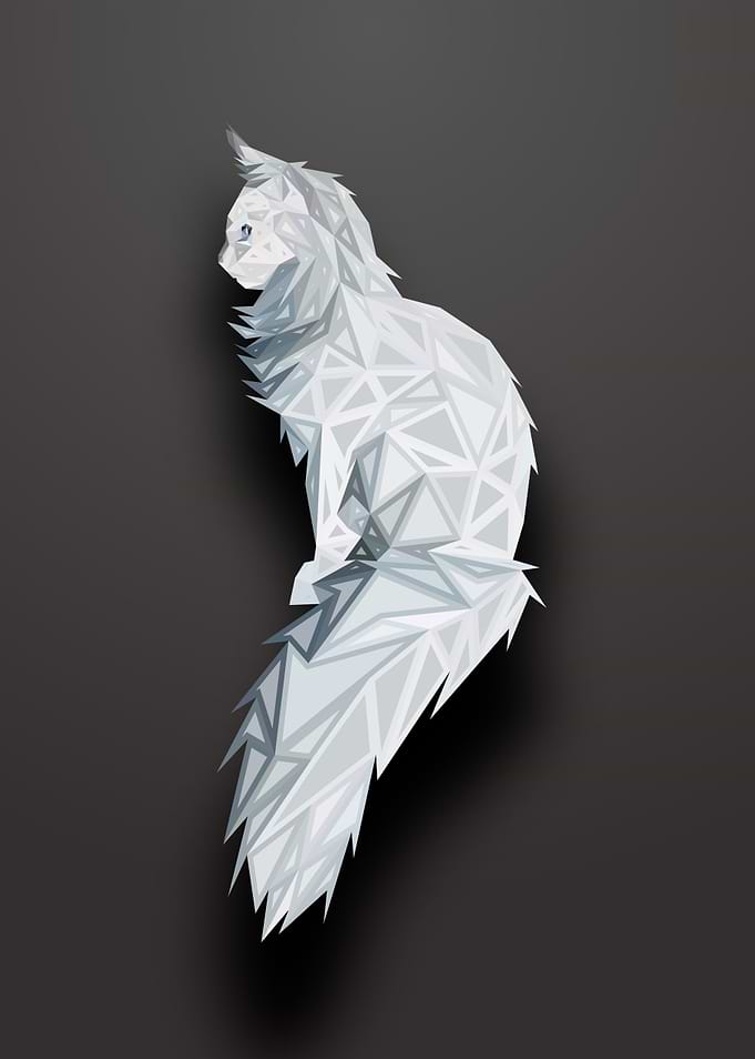 Persian Cat Lowpoly