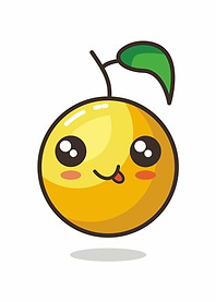 Emoji Orange i want poster