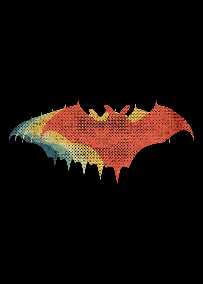 Bat3 Retro Vintage Color