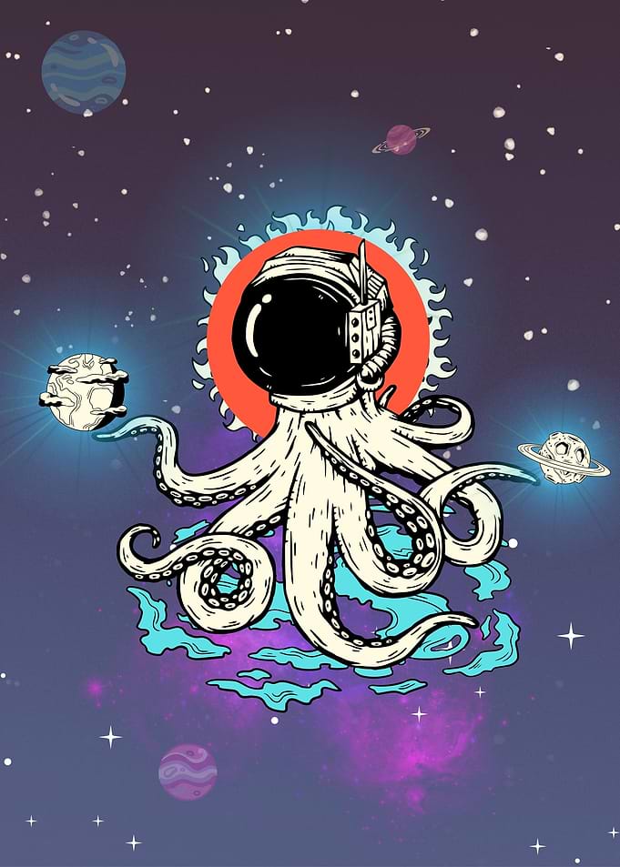 Octopus Astronout Helm