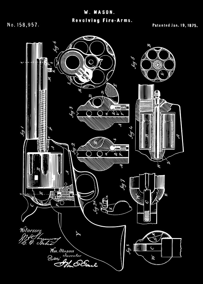 Revolving patent 1875