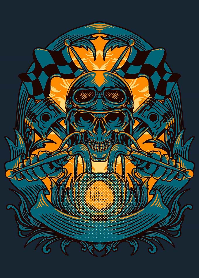 Skull street rider