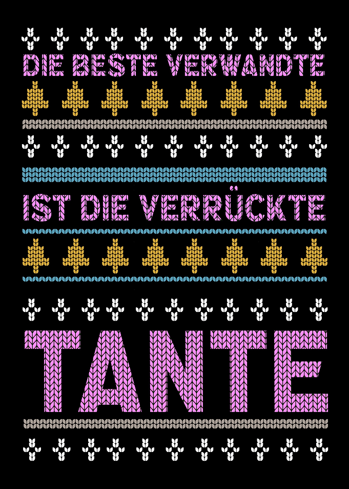 Tante Strickmuster Gift