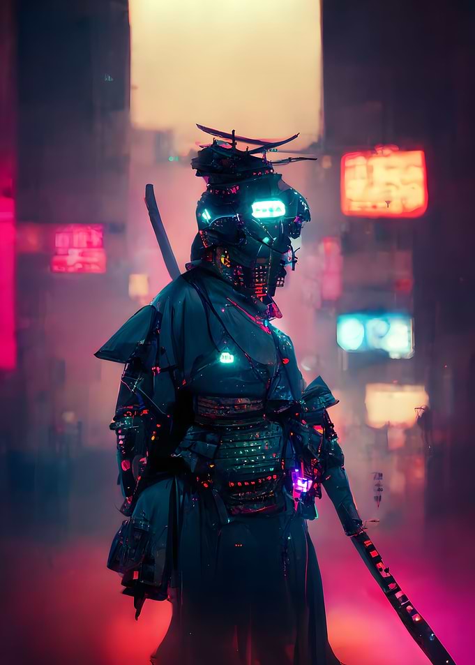 Cyber Samurai Robot