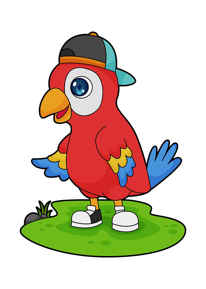 Parrot Cap