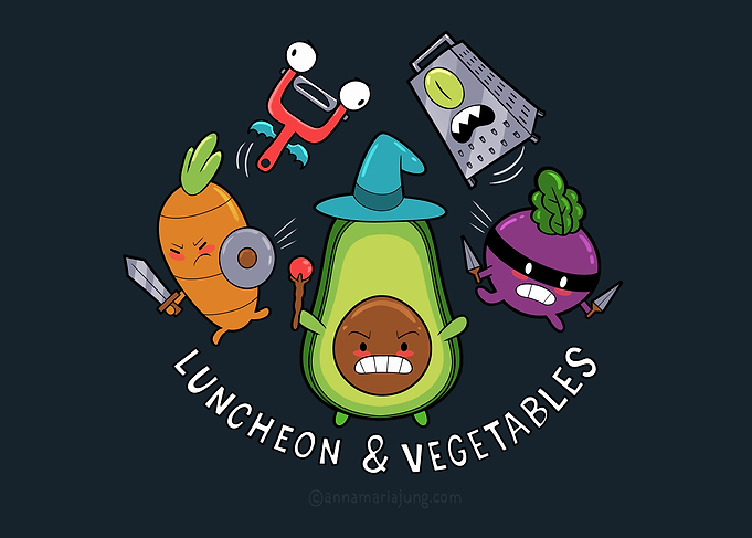 Luncheon and Vegetables