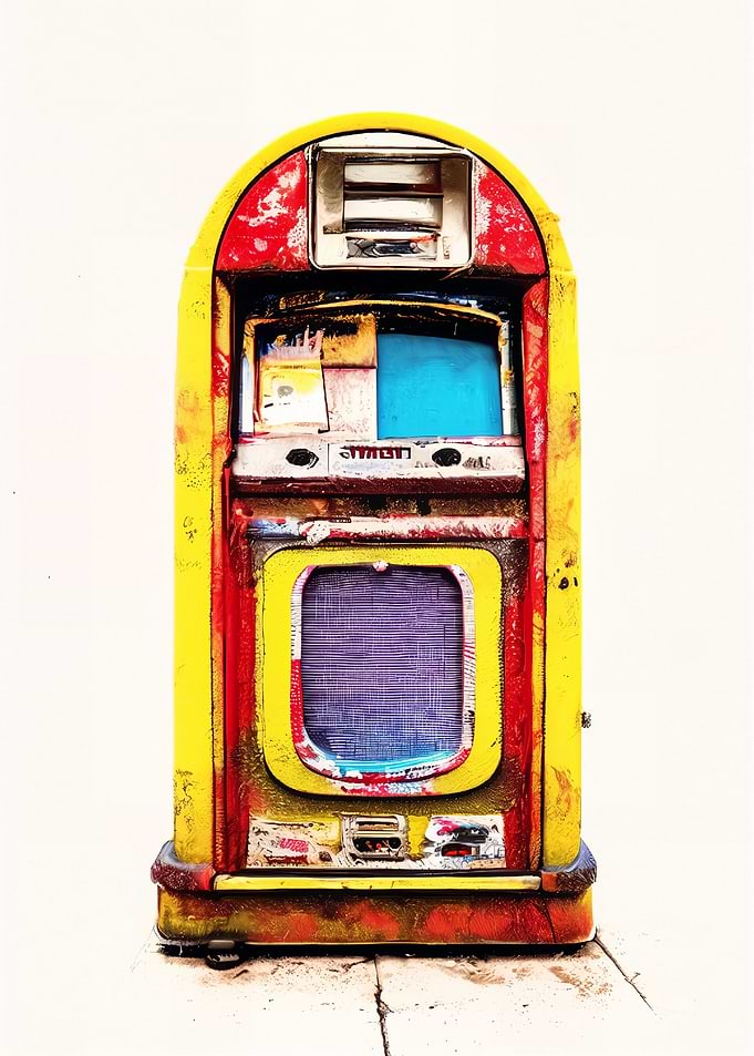 Jukebox retro vintage stre