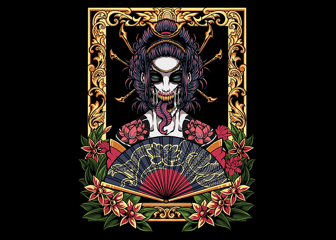 Japanese Demon Geisha