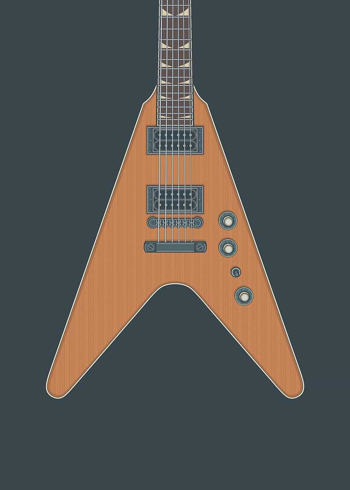 Dave M Signature V Guitar