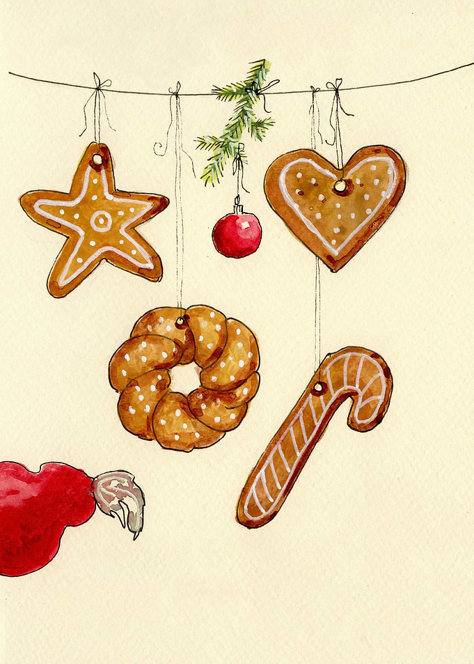 Christmas decoration Cakes