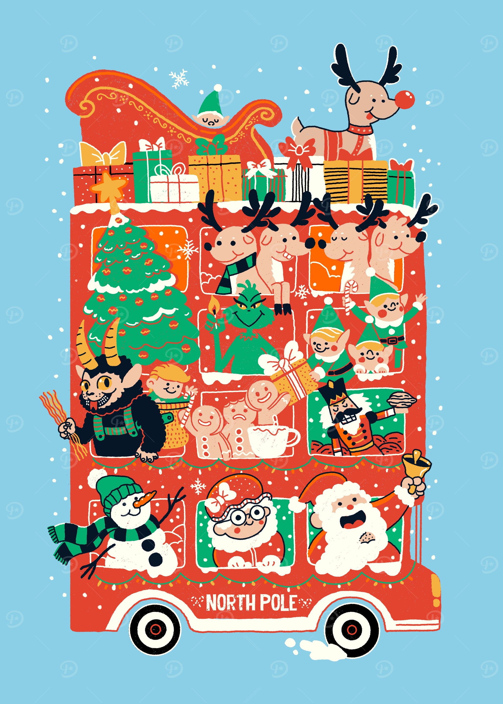 Xmas bus
