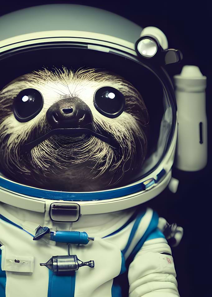 Sloth Astronaut